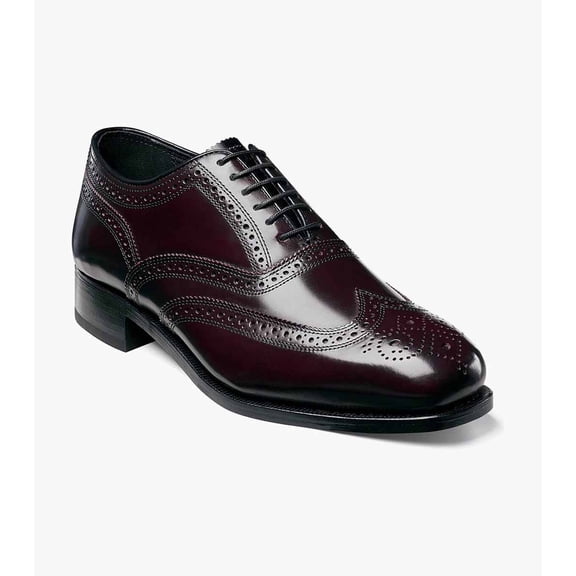Florsheim Lexington Men's Wingtip Oxford, Burgundy, 9 D