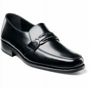 Florsheim Mens Shoes Richfield Moc Toe Loafer Black Leather Slip on 17091-01