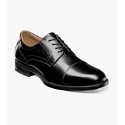 Florsheim Midtown Mens Cap Toe Oxford, Black, 10 D