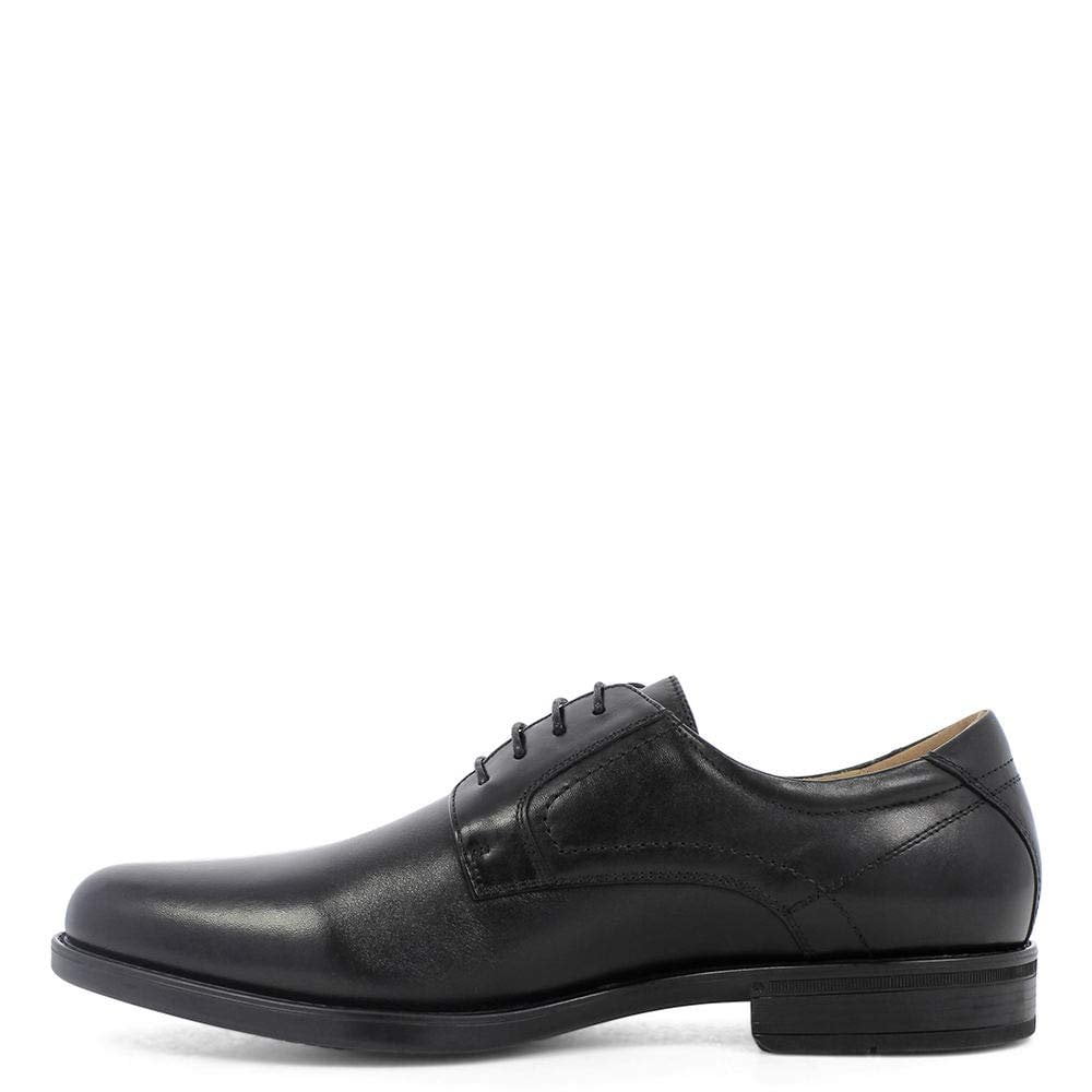 Florsheim Men's Dash Plain Toe Oxford Dress Shoes - Leather, Cushioned Footbed, Flexible Sole