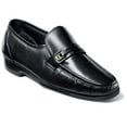 thumbnail image 1 of Florsheim Mens Riva Moc Toe Loafer Leather Black 9WW, 1 of 5
