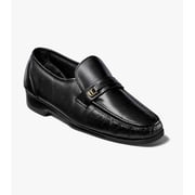 Florsheim Riva Men's Moc Toe Bit Loafer, Black, 7 3E