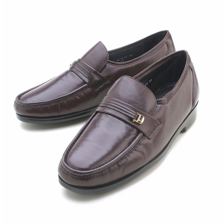 Florsheim Riva Burgundy Kidskin Loafer (9-3E) - Walmart.com display picture 2