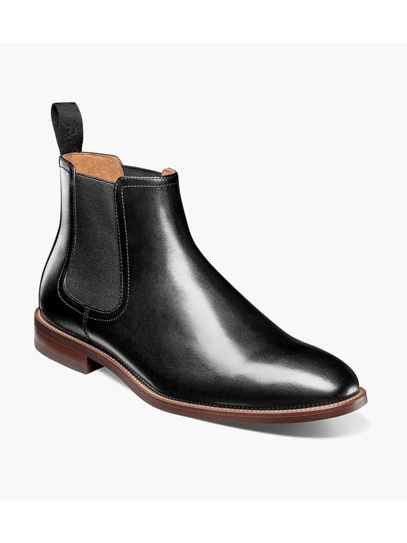 Rucci Plain Toe Men's Gore Boot, Black, 9 W