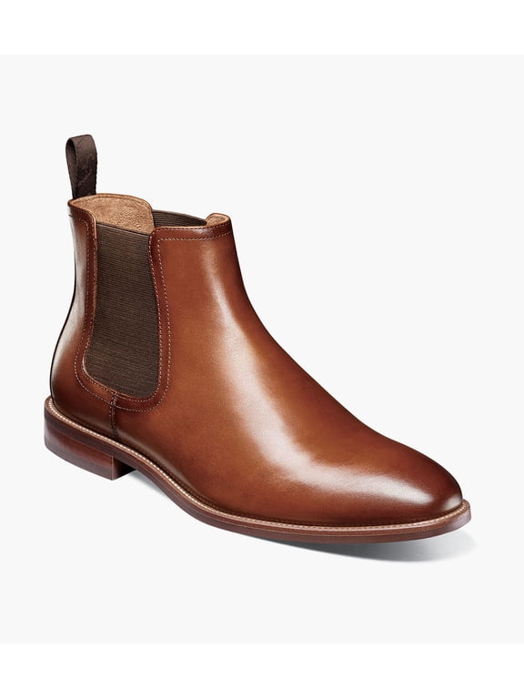 Rucci Plain Toe Men's Gore Boot, Cognac, 7.5 M