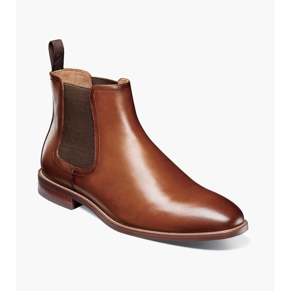 Florsheim Rucci Plain Toe Men's Gore Boot, Cognac, 9 W