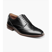 Florsheim Rucci Mens Wingtip Oxford, Black, 8.5 W