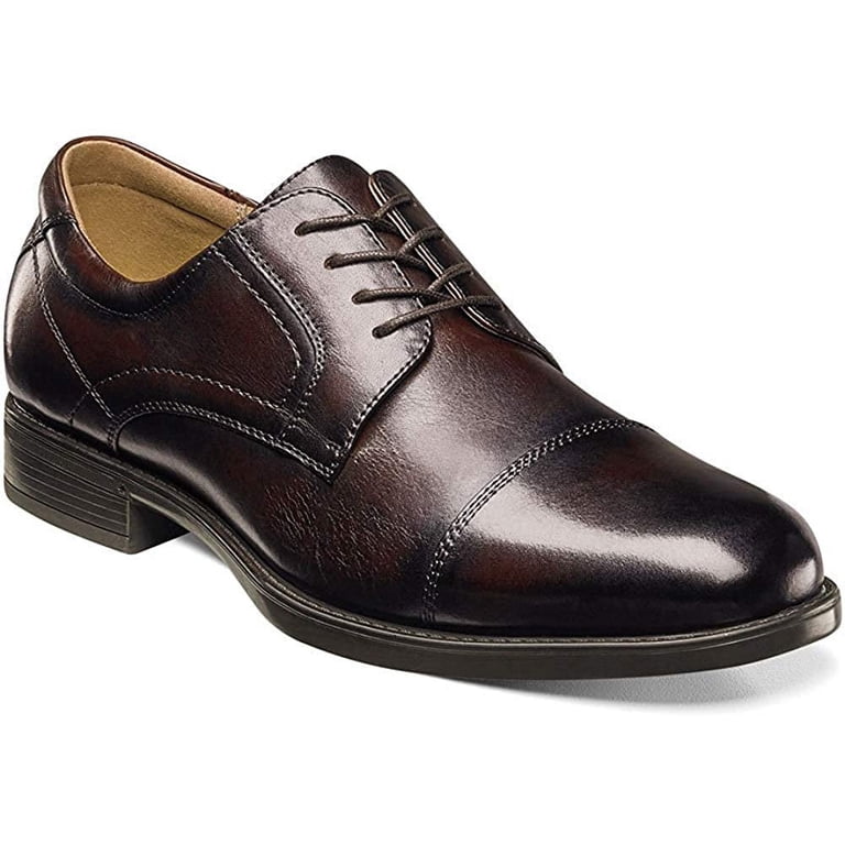 Florsheim Shoes Midtown Cap Toe Oxford Brown Casual Leather  display picture 2