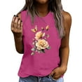 thumbnail image 1 of Floruhand Flower Tank Top for Women Floral Tank Shirt Vintage Tank Sleeveless Blouses with Floral Tee Tops, 1 of 4