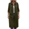 thumbnail image 1 of Floruhand Women Casual Zip up Fleece Hoodies Tunic Sweatshirt Long Hoodie Jacket Long Sleeve Fall Tunic Coats for Women, 1 of 6