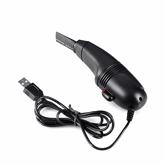 Florvian 2026 New Mini Usb Vacuum Keyboard Dust Cleaner for Laptop Pc Computer - Family Office Pc Keyboard Cleaner Tool - Black