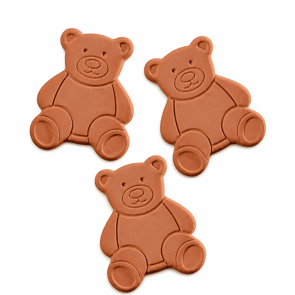 Florvian 3Pcs Brown Sugar Keeper,Solid Ceramic Structure Brown Sugar Saver,Odorless Clay Surface Brown Sugar Container