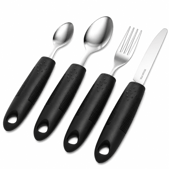 Florvian Anti-shake Tableware for The Elderly Weighted Spoon Tremble Proof Disabled Aids