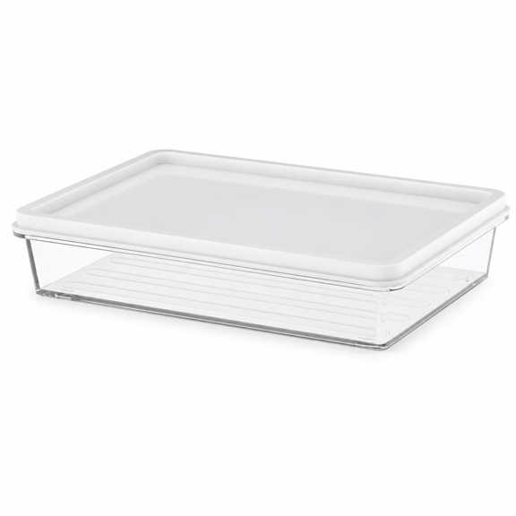 Florvian Clear Meat Storage Container Bacon Saver Food Storage Container for Refrigerator