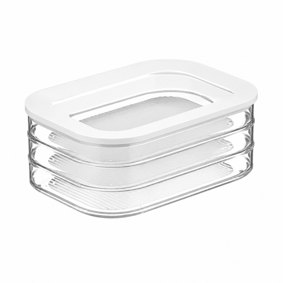 Florvian Deli Meat Container for Fridge,Stackable Food Boxes with Lid,Cold Cuts & Lunch Meat organizer,Meal Prep Containers for Cheese,Bpa-Free 3 Layers