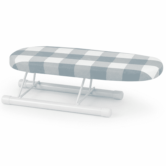 Florvian Metal Ironing Board Portable Folding Ironing Board Compact Small Steam Ironing Table Easy Operation for Small Spaces