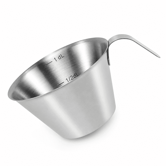 Florvian Scale Design Container One Cup Measuring Coffee Concentrate Espresso Household Stainless Steel