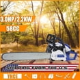 thumbnail image 1 of Floseru 20 Inch Gas Chainsaw, 58CC 2-Stroke Top Handle Gas Powered Chainsaw Petrol Handheld Cordless Chain Saw for Tree Wood Cutting, 1 of 10