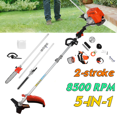 thumbnail image 1 of Floseru 2026 Upgraded 5 in 1 Gas Multi Functional Trimming Tools, 52CC 2 Stroke Gas Weed Eater, Weed Wacker Gas Powered, 9500rpm High Power Gas String Trimmer, Brush Cutter for Garden, Yard, Home, 1 of 12