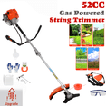 thumbnail image 1 of Floseru 2026 Upgraded Weed Wacker, 52CC Gas Weed Trimmer, 2 in 1 Gas String Trimmer and Grass Cutter with 3 Teeth Brush Cutter Blade, Weed Eater Gas Edger Lawn Tool for Garden Yard, 1 of 10