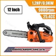 thumbnail image 1 of Floseru 25.4CC Gas Chainsaw 12 Inch Bar - 1.2HP 2-Cycle Gas Chain Saw with Easy Start, Anti-Vibration for Forest Logging, Wood, Orchards and Ranches Cutting Use, 1 of 6