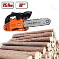thumbnail image 1 of Floseru 25.4cc Gas Chainsaw, 12 Inch Gas Powered Chainsaws with Tool Bag, 1.2HP 2-Cycle Handheld Cordless Petrol Gasoline Chain Saw for Cutting Tree Wood Trimming Garden Farm, 1 of 10
