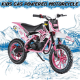 thumbnail image 1 of Floseru 49cc 2-Stroke Kids Dirt Bike Kids Motorcycle,Upgrade Gas Dirt Bike Mini Dirt Bikes,Pocket Gas Motorbike Off Road Gas Power Mini Pocket Motorbike with Front Rear Disc Brakes,Max Speed 30KM/H, 1 of 9