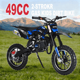 thumbnail image 1 of Floseru 49cc Dirt Bike, 2-Stroke Kid Dirt Bike, Dirt Bikes for Kids 8-14, Off Road Gas Power Mini Pocket Motorcycle with Front Rear Disc Brakes, Mini Dirt Scooter Bike with Max Load 220LBS, 1 of 9