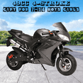 thumbnail image 1 of Floseru 49cc Gas Dirt Bike 4-Stroke Gas Power Motorcycle Mini Bike, Off Road Mini Motocross, Pocket Motorbike with Front Rear Disc Brakes, Racing Max Speed 25MPH, Dual Headlights, 1 of 8