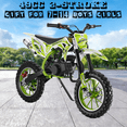 thumbnail image 1 of Floseru 49cc Gas Dirt Bikes, 2 Stroke Gas Motorcycle for Kids, Pocket Bike with Front Rear Disc Brakes, Off-Road Tires, Shock Absorption Springs, Soft Seat Cushion, Gas Dirt Bikes for Kids 6-12, 1 of 9