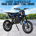 thumbnail image 1 of Floseru 49cc Kids Dirt Bike, 2-Stroke Gas Powered Mini Motocross Motorcycle for Ages 6-12, Off-Road Dirtbike with Dual Disc Brakes, Shock Absorption, 10-Inch Tires, Max Speed 40KM/H, Supports 220 LBS, 1 of 6