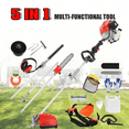 thumbnail image 1 of Floseru 5 in 1 Multifunctional Weed Eater, 52CC 2-Cycle Gas Cordless Hedge Trimmer, 2026 Upgraded Weed Eater Gas Powe, String Trimmer, Handheld Chainsaw Brush Cutter for Yard, Garden, 1 of 13