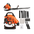 thumbnail image 1 of Floseru 52CC Backpack Gas Leaf Blower, 2 Cycle Gas Powered Backpack Blower with Fuel Tank, 550CFM Air Volume 200MPH Speed, Ideal for Lawn Care, 1 of 10