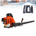 thumbnail image 1 of Floseru 52CC Gas Backpack Leaf Blower 2 Cycle Enginee 550 CFM 200 MPH , 1.7 HP ,Ergonomic Harness System,Low Vibration and Cruise Control Powerful Gas Blowers for Lawn Yard Care-Gifts for Dad, 1 of 10