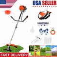thumbnail image 1 of Floseru 52CC Gas Weed Wacker, 2-Cycle 2 in 1 Gas Weed Wacker, Upgraded Weed Eater Gas Powe, 2.2KW/8500rpm Strong Power Brush Cutter, Weed Eater for Grass and Bush, 1 of 9