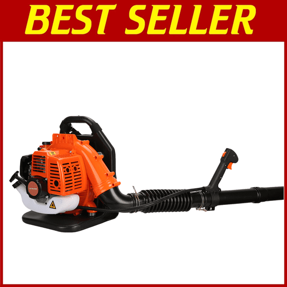 Floseru 550CFM Leaf Blower, Gas Blower, Gas Leaf Blower for Lawn Care, Backpack Blower, 1 Set Leaf Blower 2-Stroke Engine Multi-Purpose 52CC High Strength Snow Blower for Outdoor
