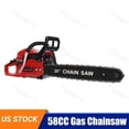 thumbnail image 1 of Floseru 58CC 20-Inch Gas Chainsaw, 3HP 2-Stroke Engine, Easy Start, Gas Powered Chainsaw for Tree Cutting, Firewood and Logging, 1 of 7