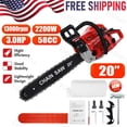 thumbnail image 1 of Floseru 20 Inch Gas Chainsaw, 58cc 3 HP Gas Power Chain Saw with Automatic Oiler, 2-Cycle Engine, Petrol Handheld Gasoline Chainsaws for Wood Cutting, 1 of 9