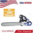 thumbnail image 1 of Floseru 58CC Gas Chainsaw 20 Inch Bar - 3HP 2-Cycle Gas Chain Saw with Easy Start, Anti-Vibration for Forest Logging, Wood, Orchards and Ranches Cutting Use, 1 of 10