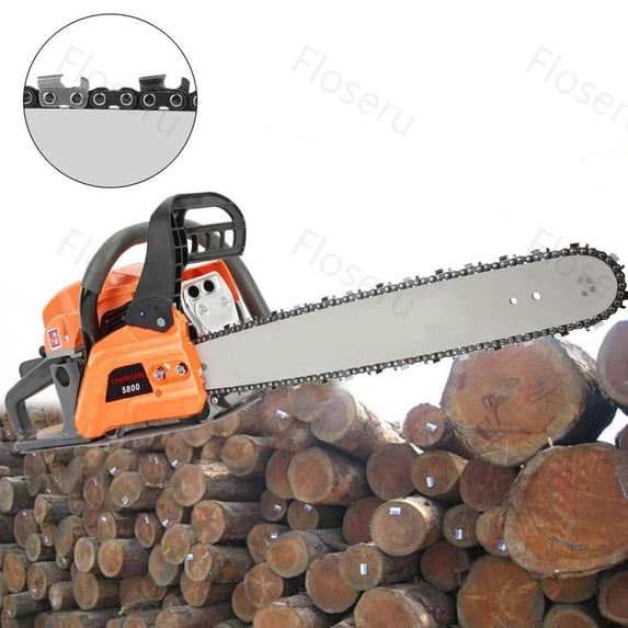 Floseru 58cc Gas Chainsaw, 20" Power Chain Saw 2.7HP 2KW Gasoline Chainsaws