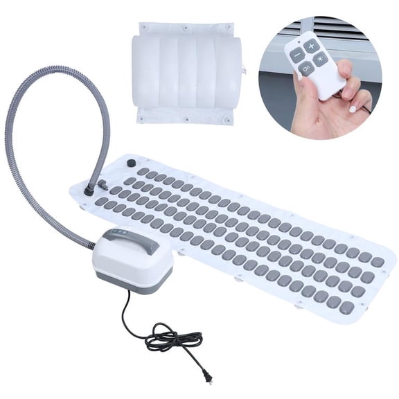 Floseru 6 Levels Adjustable Bubble Bath Mat, Electric Spa Bubble Mat with Suction Cups, Ergonomic Design with Pillow, for Bathtub Spa Experience, 45 x 17 x 1 Inch