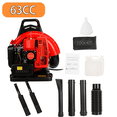 thumbnail image 1 of Floseru 63CC Gas Leaf Blower Backpack 665 CFM 205 MPH 2-Cycle Ergonomic Harness System Low Vibration and Cruise Control Powerful Gas Blowers for Lawn Yard Care Gifts for Dad, 1 of 10