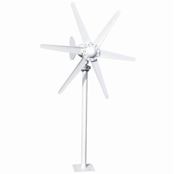 Floseru 800W 6 Blade Wind Turbine, 12V/24V Generator with Built-in Controller, for Off-Grid Home, 41 x 26 Inch