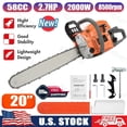 thumbnail image 1 of Floseru Gas Chainsaw 20 Inch 58cc Chain Saw Gas Powered 2-Cycle Handed Petrol Gasoline for Cutting Wood Outdoor Garden Farm Use, 1 of 8