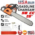 thumbnail image 1 of Floseru Gas Chainsaw,58-cc, 2-Cycle Engine, 20 Inch Chainsaw with Automatic Oiler, For Wood Cutting and Tree Pruning, 1 of 8