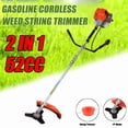 thumbnail image 1 of Floseru Gas String Trimmer | 2 in 1 Cordless String Trimmer | 52cc 2-Stroke Weed Wacker Gas Powered | Weed Eater| Gas Weed Eater | Grass Trimmer | 10'' Brush Cutter & Shoulder Strap Included, 1 of 8