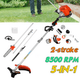 thumbnail image 1 of Floseru Powerful 52cc 5 in 1 Multi Functional Trimming Tools,Gas Hedge Trimmer,String Trimmer, Weed Eater, Pole Chainsaw with Extension Pole and Brush Cutter, 1 of 11