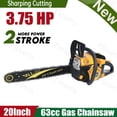 thumbnail image 1 of Floseru Top-Handle-Chainsaw-Gas-Powered - 20 Inch Gas Chain Saw, Portable Gas Saw Lightweight 63CC 2-Stroke for Trees Wood Cutting, 1 of 10