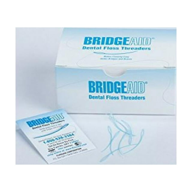 Hilo Bridgeaid Dental Hygiene Threader Floss 1000/Box