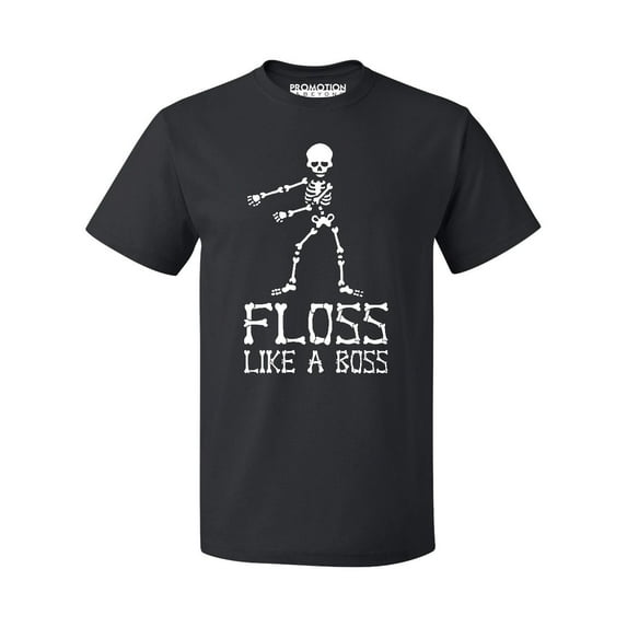Floss Like A Boss Backpack Kid Dance Halloween Men's T-shirt, M, Black